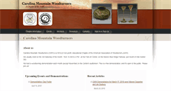Desktop Screenshot of carolinamountainwoodturners.org
